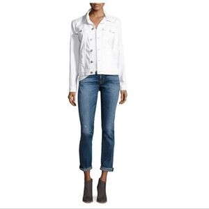 Hudson ‘Riley’ Relaxed Button Fly Distressed Straight Leg Jeans in Dish Size 28